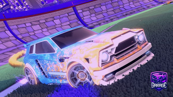 A Rocket League car design from Gianfyclapyou