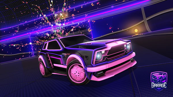 A Rocket League car design from LWG1