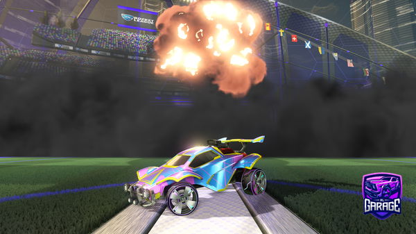 A Rocket League car design from Oppliger