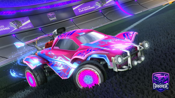A Rocket League car design from sebyboy34