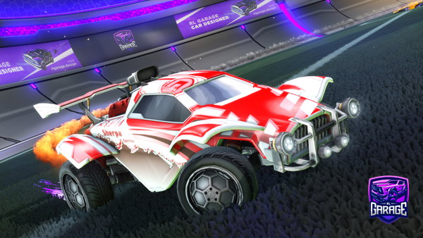 A Rocket League car design from Rhyotoxy