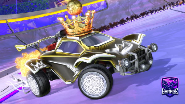 A Rocket League car design from Mokebe