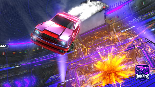 A Rocket League car design from TheRealArtyx