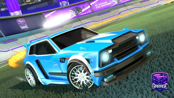 A Rocket League car design from aptie