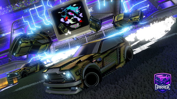 A Rocket League car design from Marlbor