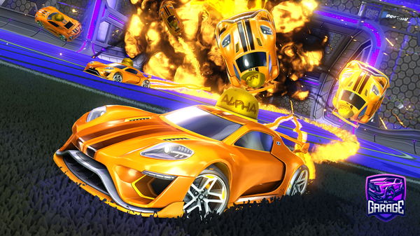 A Rocket League car design from Mally123