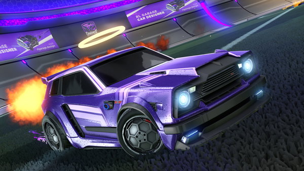A Rocket League car design from Mustang13_12