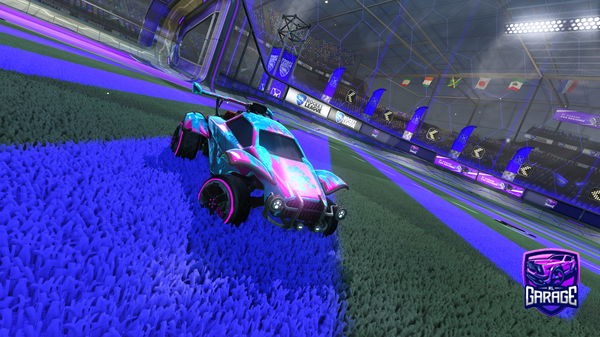 A Rocket League car design from Marvin1XD