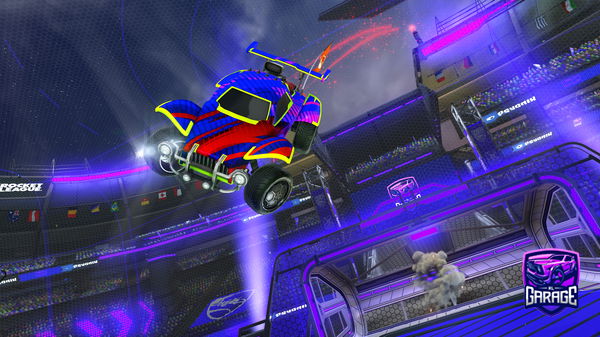 A Rocket League car design from blitzumm