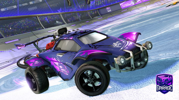 A Rocket League car design from Exonic_