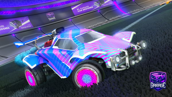 A Rocket League car design from i9Retro