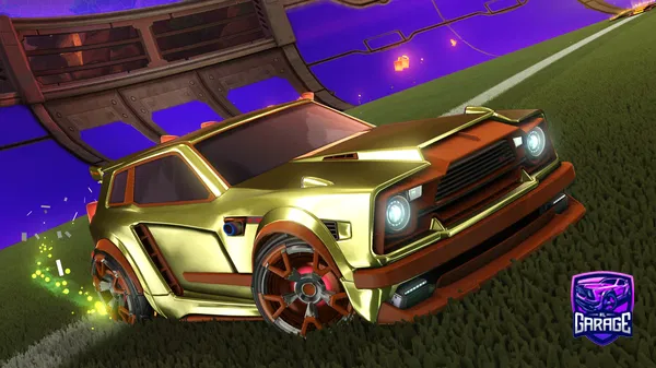 A Rocket League car design from MTGX