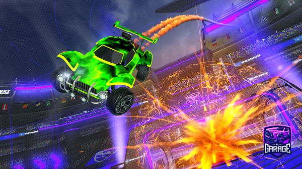 A Rocket League car design from SweetGhost