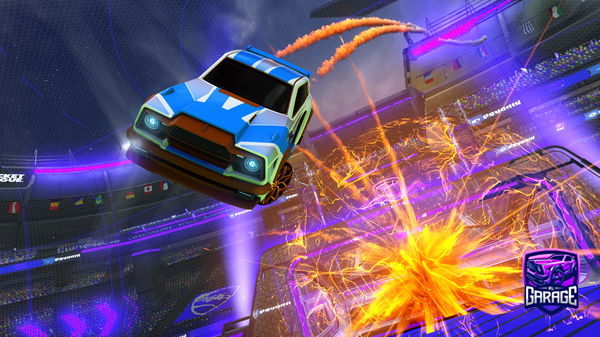 A Rocket League car design from GhostedJDMkid