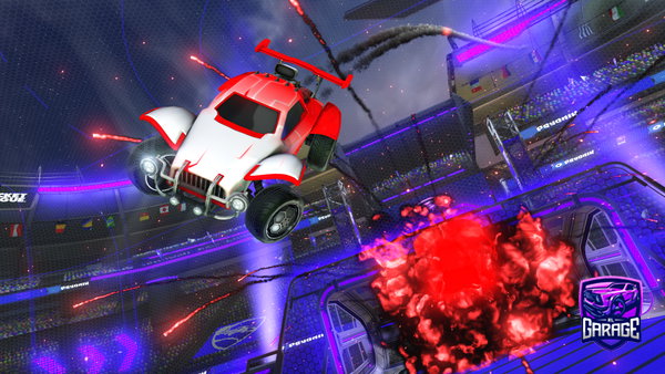 A Rocket League car design from shaply