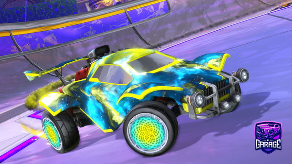 A Rocket League car design from Lucaszz