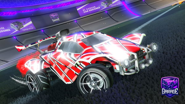 A Rocket League car design from BblazeE