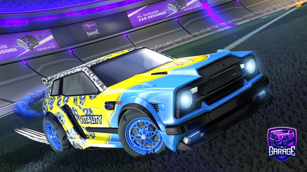 A Rocket League car design from SWIZZNALDO