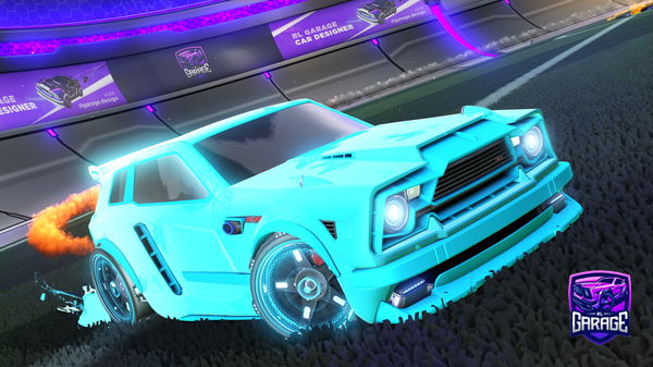 A Rocket League car design from ozzlol