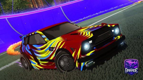 A Rocket League car design from beatking9