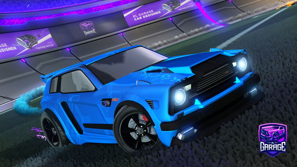 A Rocket League car design from Eli_Guy1235