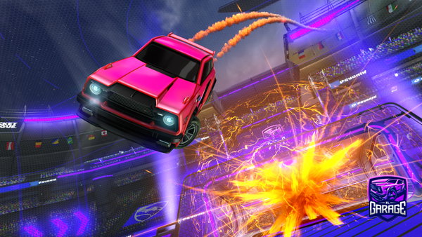 A Rocket League car design from SophTheLoaf