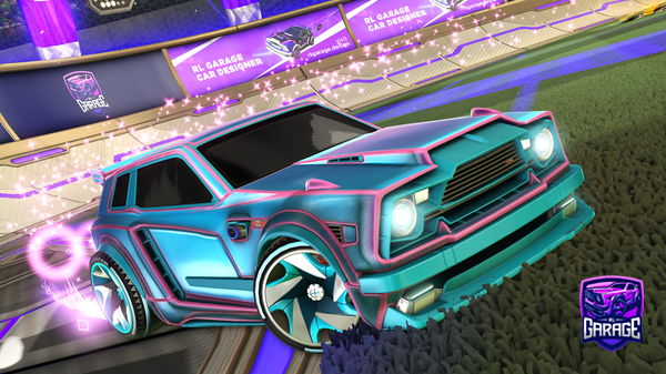 A Rocket League car design from GalaxyVerse