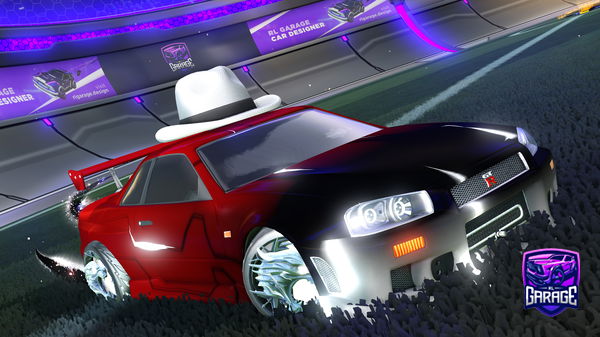 A Rocket League car design from gameslinga