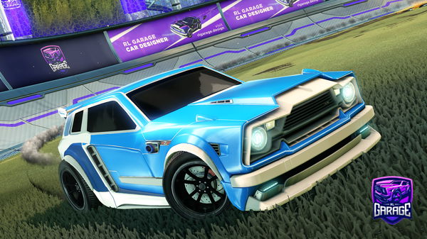 A Rocket League car design from WallabyWill