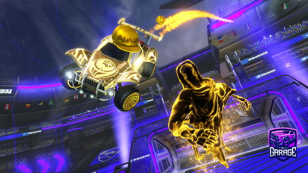 A Rocket League car design from lightshadowww