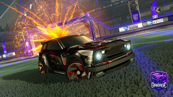 A Rocket League car design from slom_4fnr