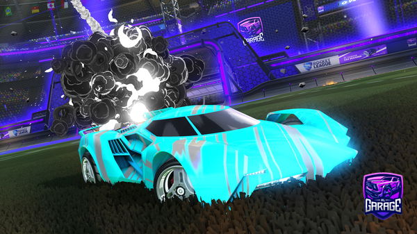 A Rocket League car design from violet22
