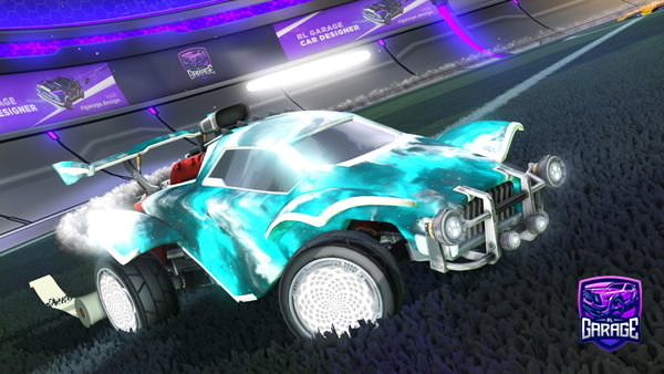 A Rocket League car design from PhotoHoagie