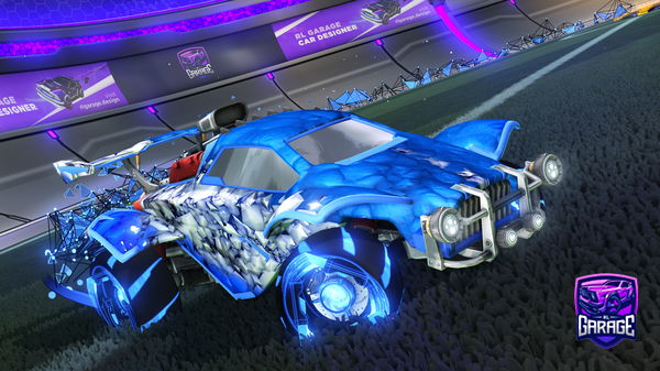 A Rocket League car design from MOZA_the_legend