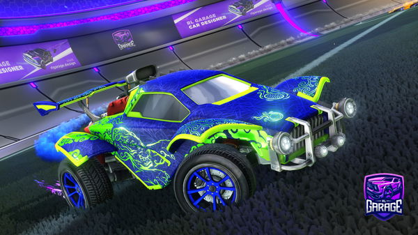 A Rocket League car design from pinpoynt