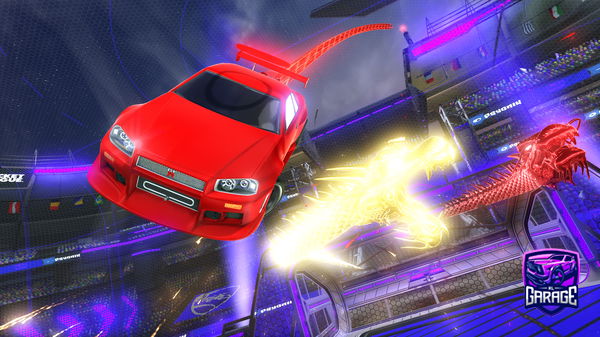 A Rocket League car design from Hg11