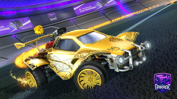 A Rocket League car design from SaterSaur