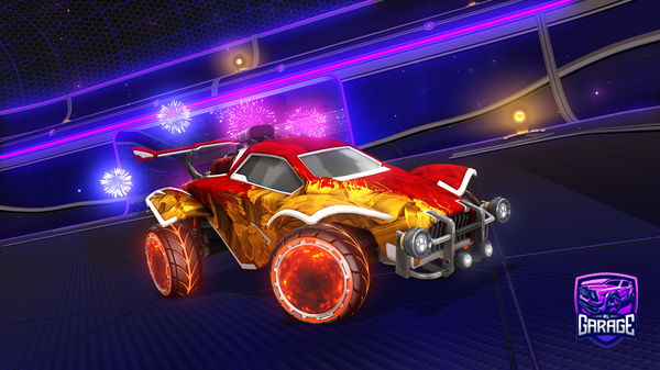 A Rocket League car design from Blubjecool