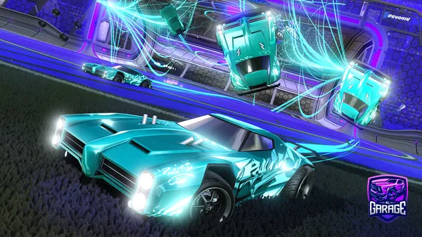 A Rocket League car design from Synzoku