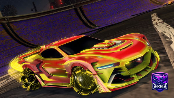 A Rocket League car design from Misha76_