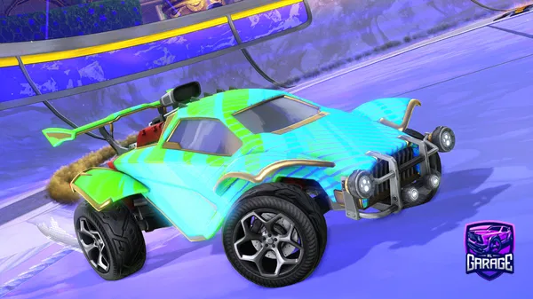 A Rocket League car design from UNMassivE