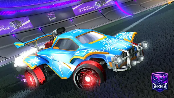 A Rocket League car design from Shooteo2313