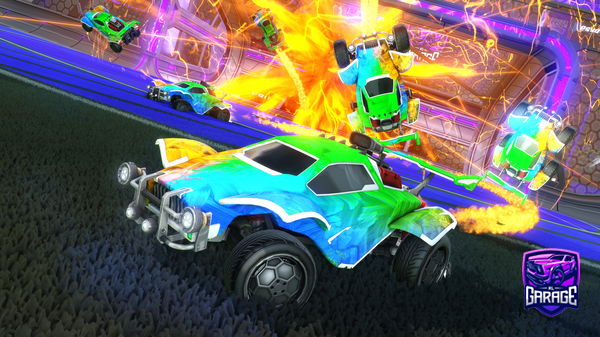 A Rocket League car design from PrimeKay664