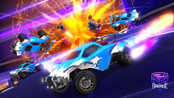 A Rocket League car design from TopBinner