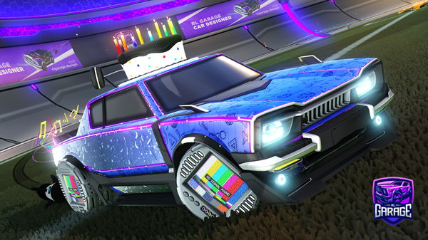 A Rocket League car design from Elr0nd