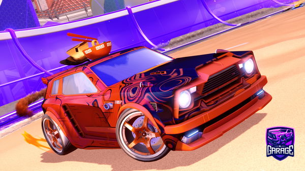 A Rocket League car design from baseball19