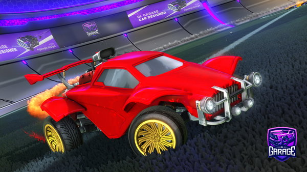 A Rocket League car design from TTVBassNappr
