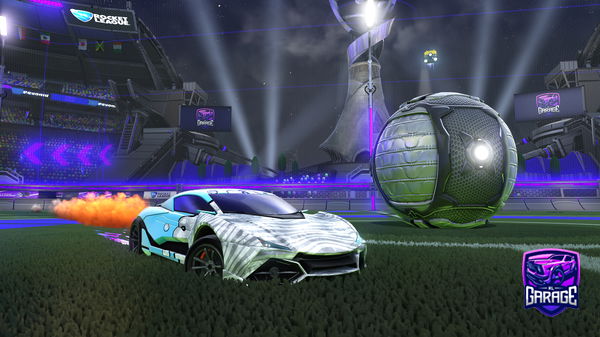 A Rocket League car design from Daea13000
