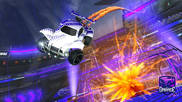 A Rocket League car design from huddyhownow