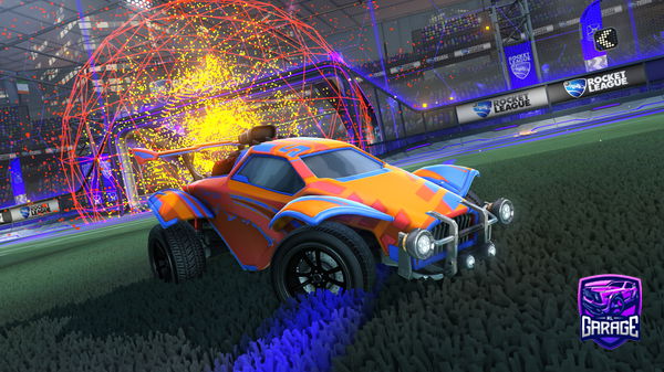A Rocket League car design from Orangutan15